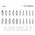 Schroef verwijder Tool, Schroef Extractor Set 22 stuks, Gebroken Schroef Beschadigde Bout Verwijderen/los maken